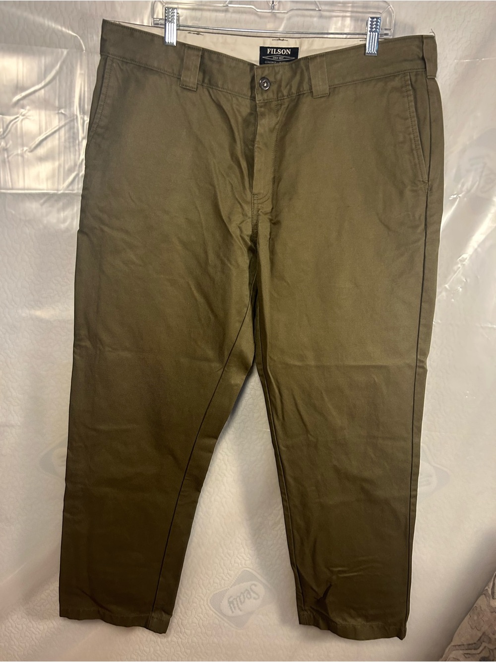 Filson Olive Chino Bremerton Pants